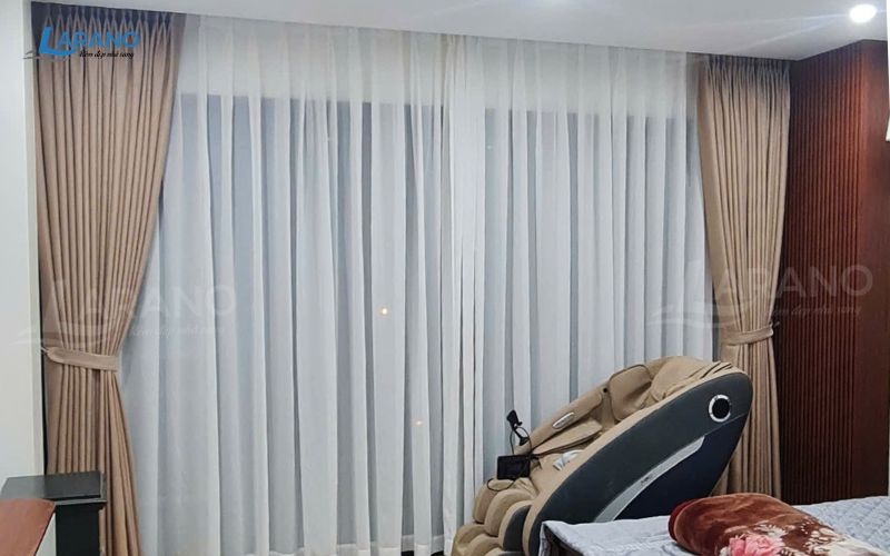 Thi công rèm tự động 2 lớp tại công trình Tứ Hiệp