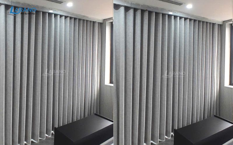 Dự án thi công rèm vải 2 lớp tự động tại khu Vân Điển