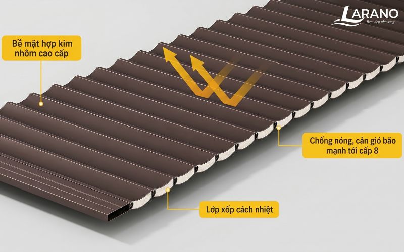 Lớp xốp cách nhiệt mật độ cao