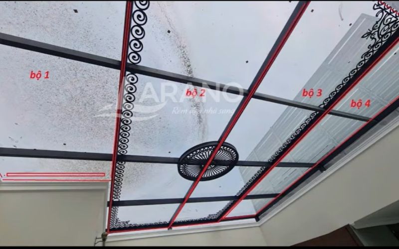 Khảo sát lên phương án 4 bộ rèm trần tổ ong