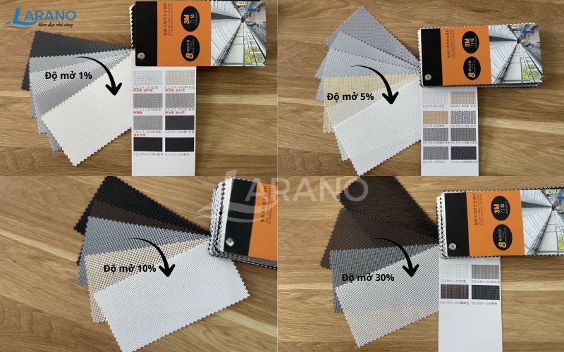 Độ mở sáng của rèm Zipper (Zipscreen)