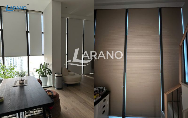Thi công rèm tổ ong tự động tại rèm cửa Larano Thi công rèm tổ ong tự động tại rèm cửa Larano