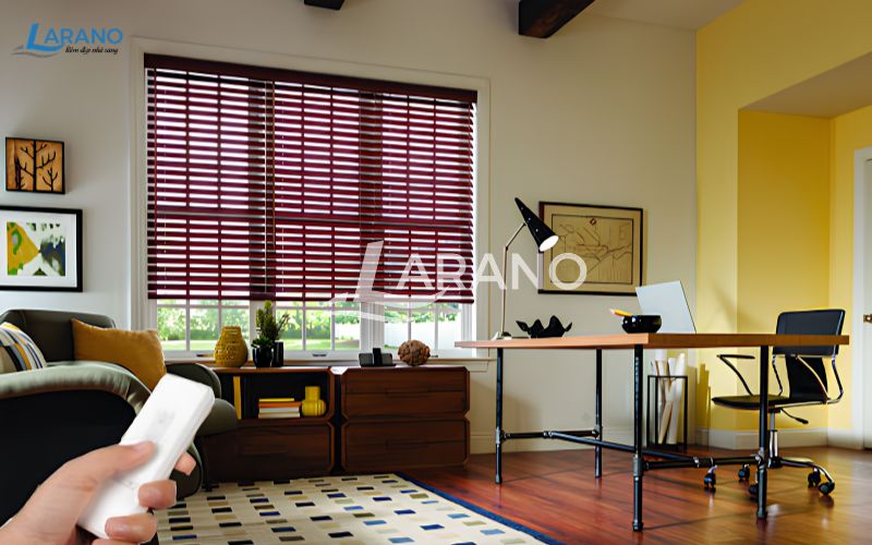 Rèm sáo gỗ/ nhôm tự động của Larano tối ưu không gian sống của bạn Rèm sáo gỗ/ nhôm tự động của Larano tối ưu không gian sống của bạn