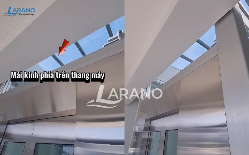 Giếng trời thang máy tại An Quý Villa, Dương Nội