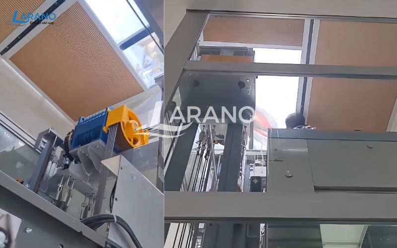 Lắp đặt rèm trần tổ ong tự động tại An Quý Villa, Dương Nội