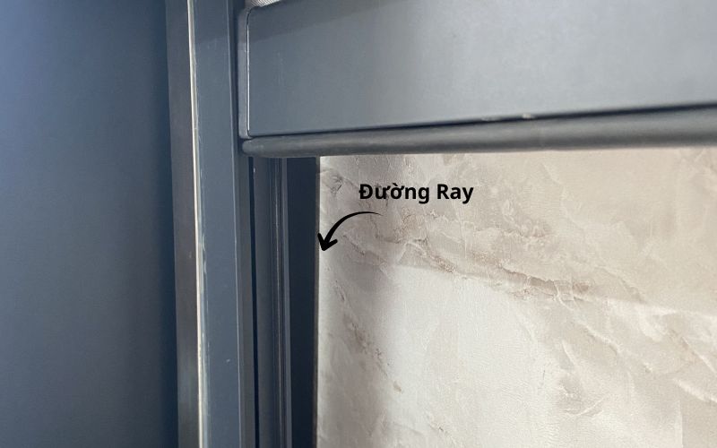 Đường ray rèm zipper tự động