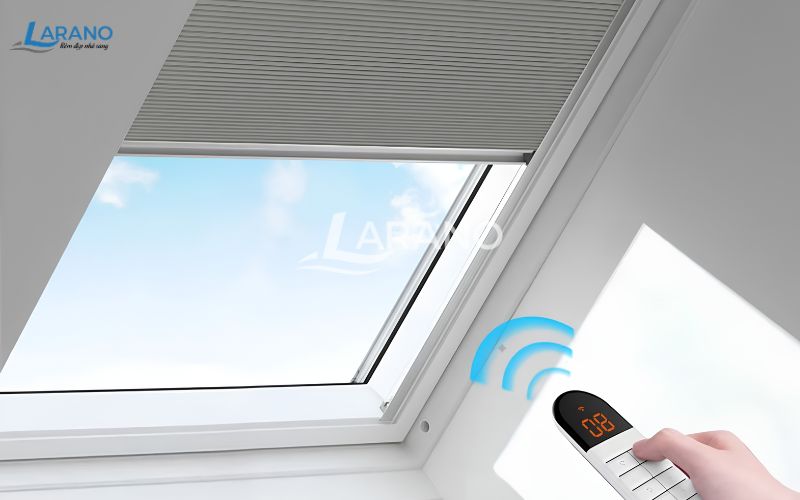Rèm Giếng Trời Tự Động - Giải Pháp Che Nắng, Chống Nóng Cho Mái Kính