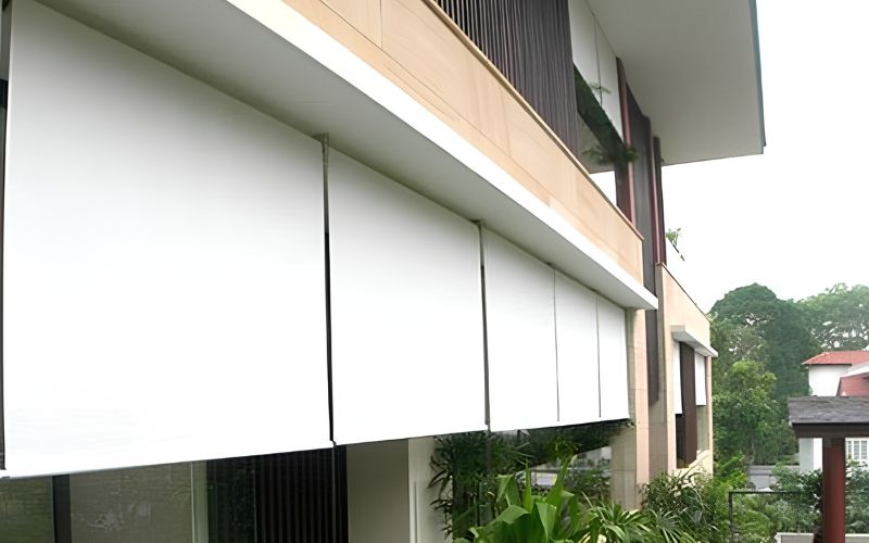 Bạt cuốn động cơ rèm tự động