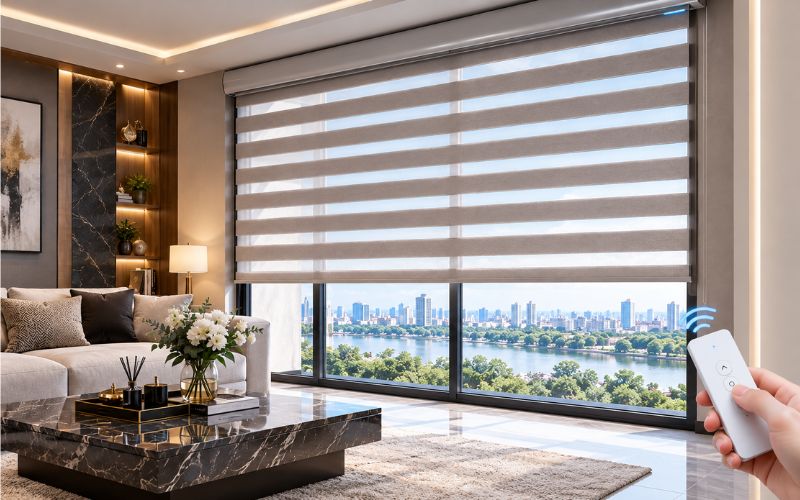 Rèm cầu vồng tự động larano