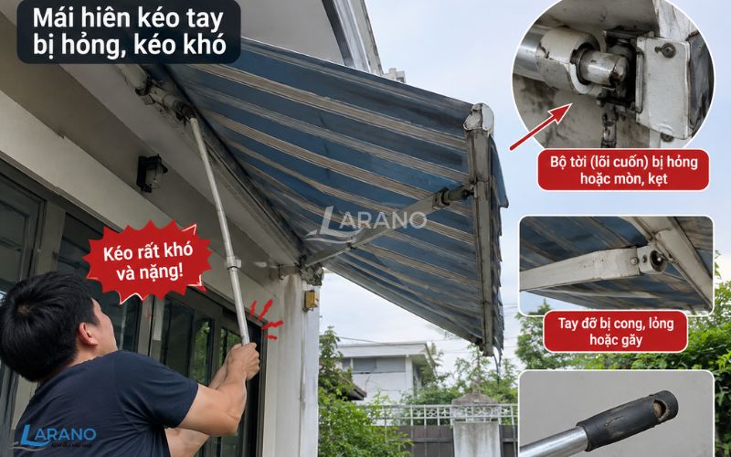 Mái Hiên Tự Động Khác Gì Mái Hiên Kéo Tay?