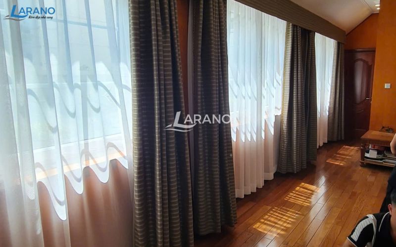 Rèm vải động cơ nhập khẩu Châu Âu